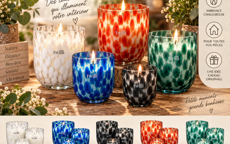 Bougies TWILI — Collection Lotus