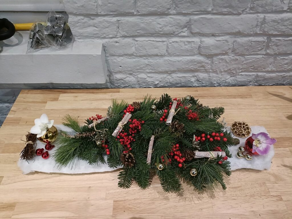 Décembre 2025 — Centre de table de Noël