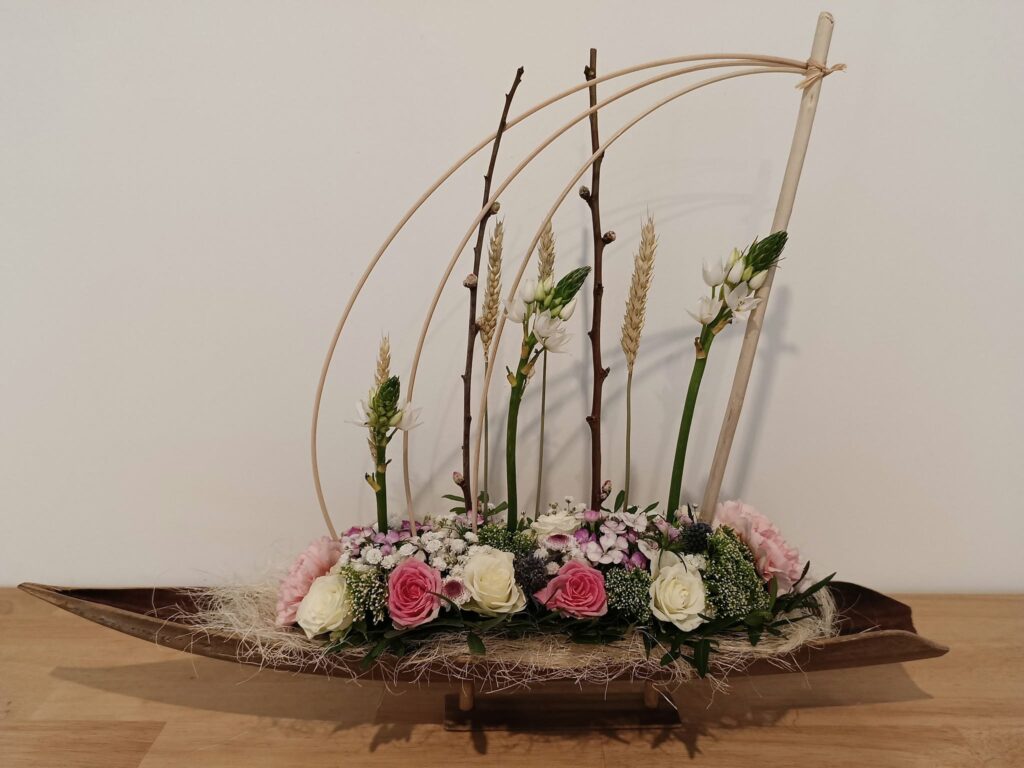 Février 2026 — Bateau fleuri