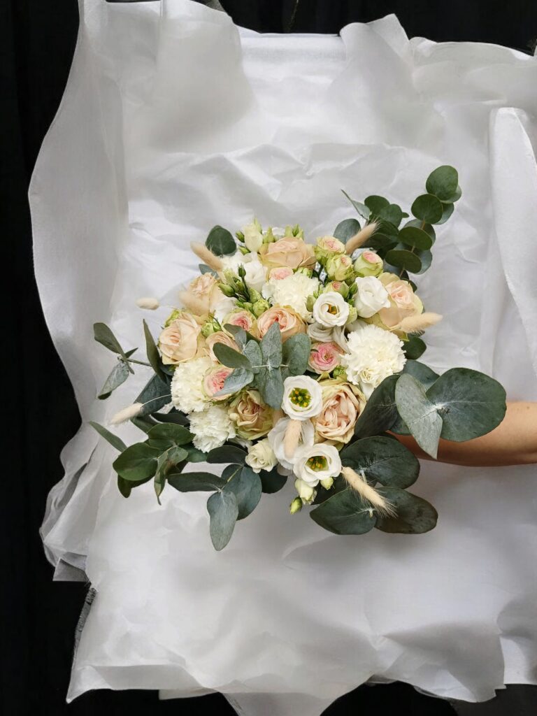 Bouquet de mariée champêtre-chic